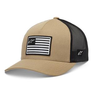 Alpinestars Flag Snap Hat άμμος-μαύρο-λευκό