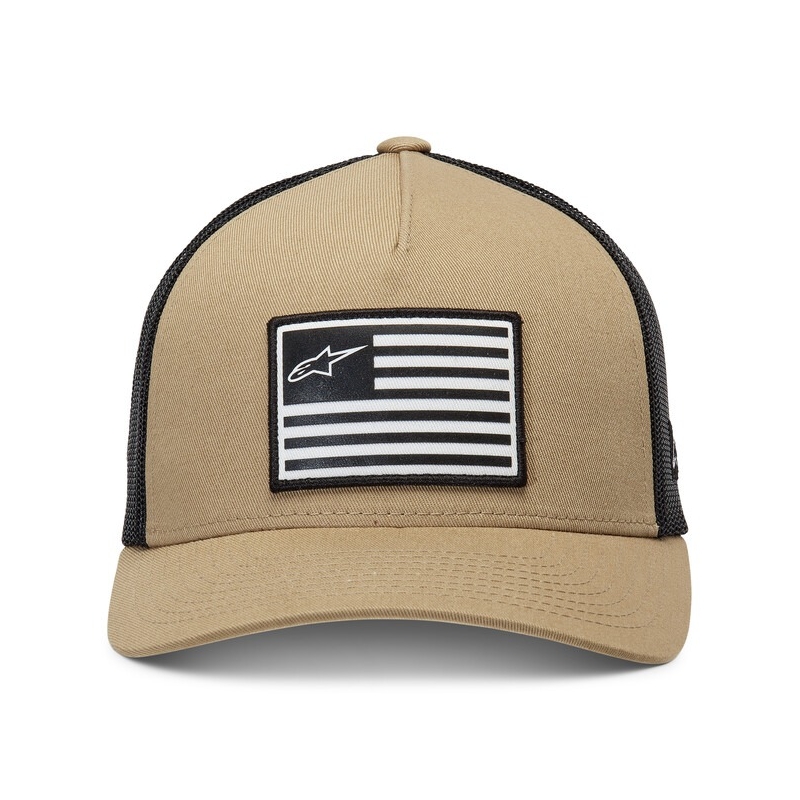 Alpinestars Flag Snap Hat άμμος-μαύρο-λευκό
