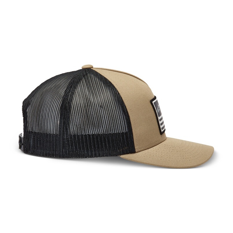 Alpinestars Flag Snap Hat άμμος-μαύρο-λευκό