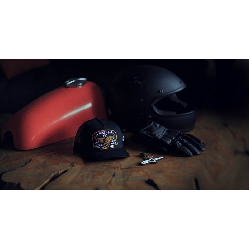 Alpinestars Heritage Patcher καπέλο μαύρο-μαύρο