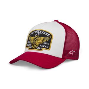Alpinestars Heritage Patcher καπέλο κόκκινο και λευκό
