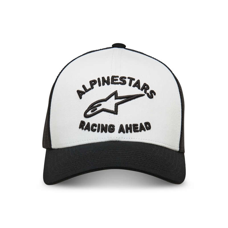 Alpinestars Tripleer καπέλο λευκό-μαύρο-λευκό