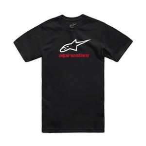 T-shirt Alpinestars Always 2.0 CSF μαύρο-λευκό-κόκκινο