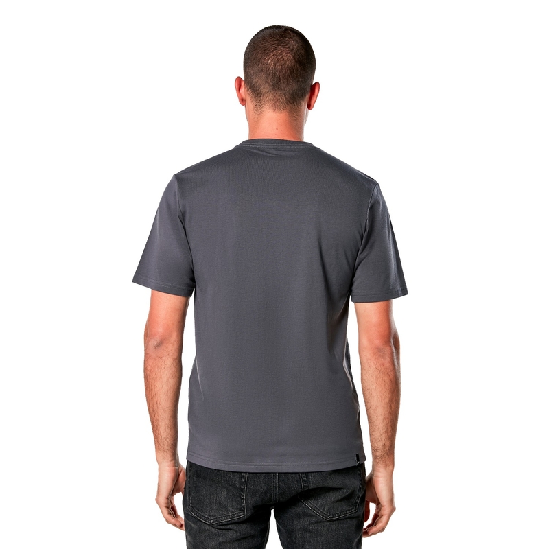 T-shirt Alpinestars Ride 4.0 CSF γκρι-κίτρινο-μαύρο