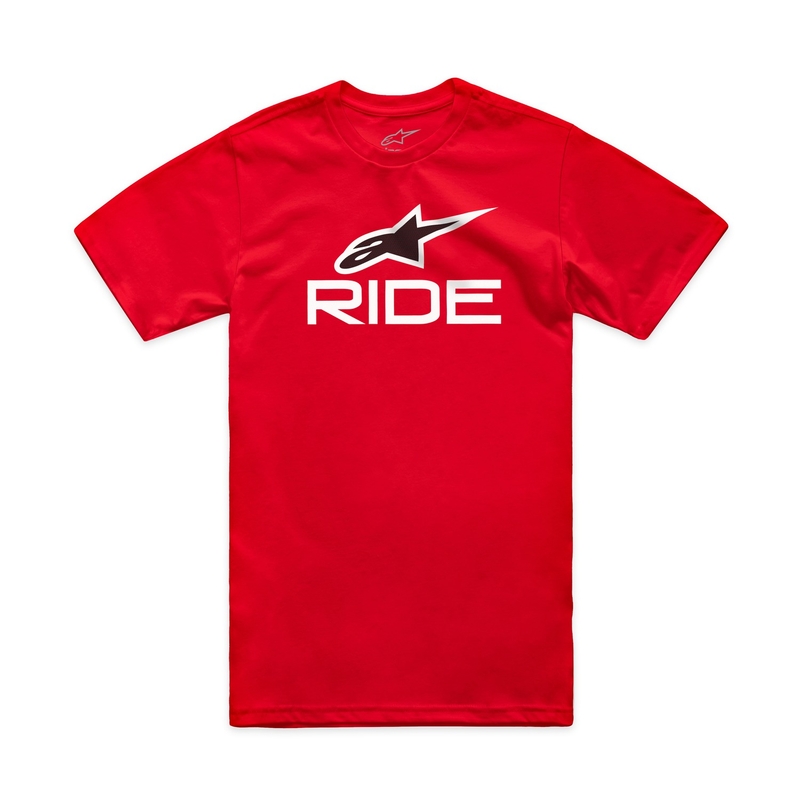 T-shirt Alpinestars Ride 4.0 CSF κόκκινο-λευκό-μαύρο