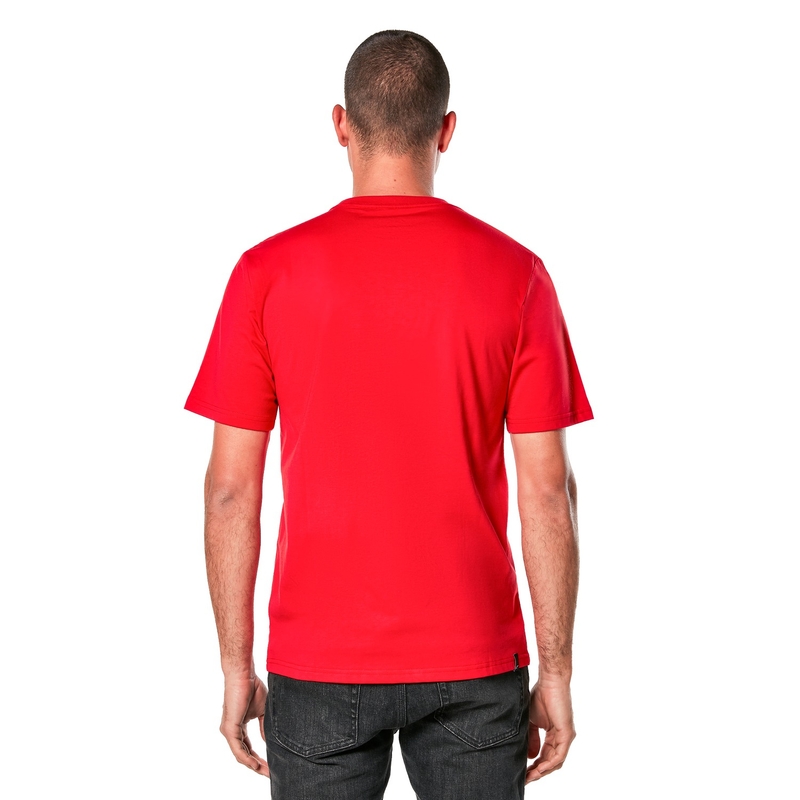 T-shirt Alpinestars Ride 4.0 CSF κόκκινο-λευκό-μαύρο