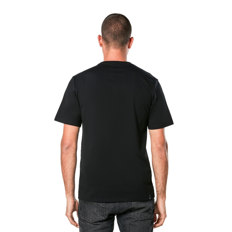 T-shirt Alpinestars MX κράνος CSF μαύρο