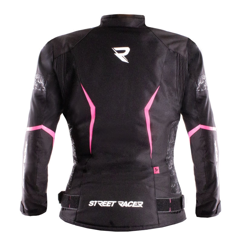 Γυναικείο Street Racer Rose Air Μαύρο και ροζ μπουφάν μοτοσικλέτας