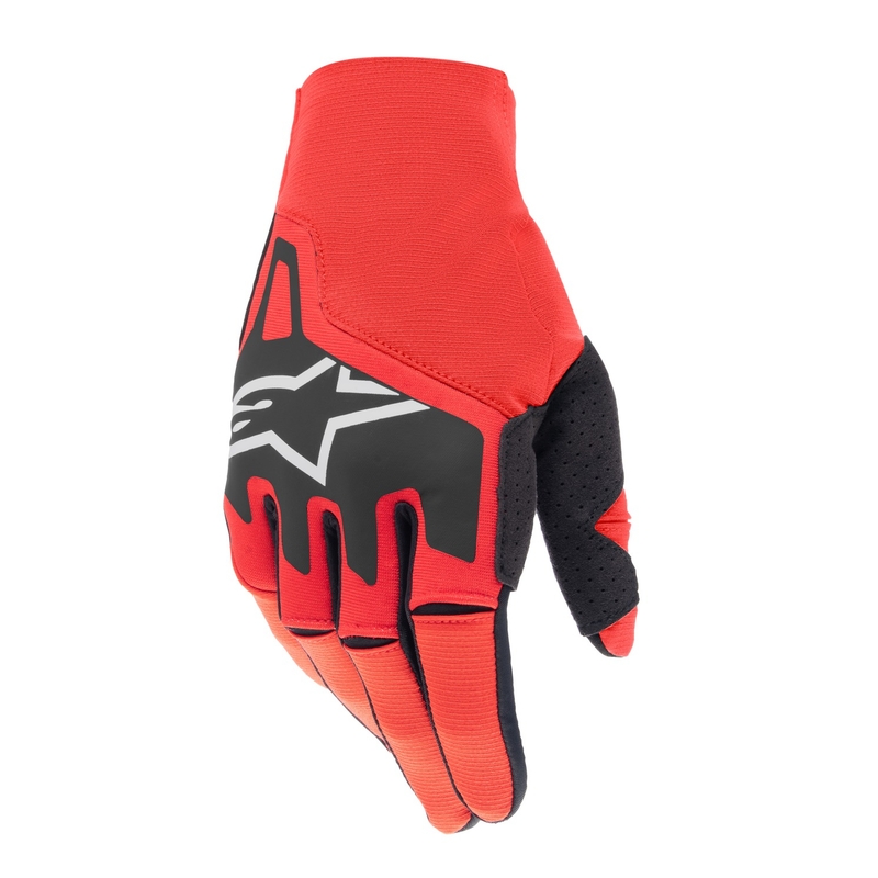 Γάντια μοτοκρός Alpinestars Techstar κόκκινο-μαύρο-άσπρο