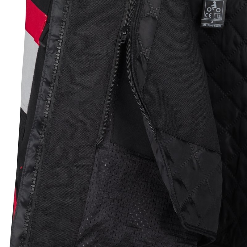 Γυναικείο μπουφάν μοτοσικλέτας RSA EXO 2 μαύρο-γκρι