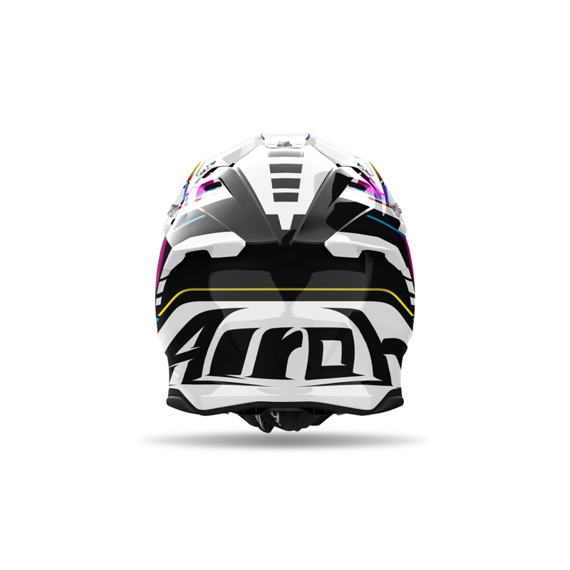 Κράνος Motocross Airoh Twist 3 Rainbow γυαλιστερό