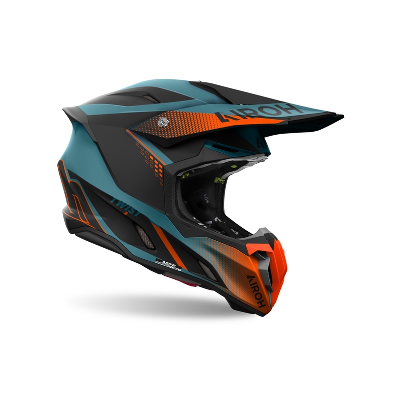 Κράνος Motocross Airoh Twist 3 Shard ματ πορτοκαλί