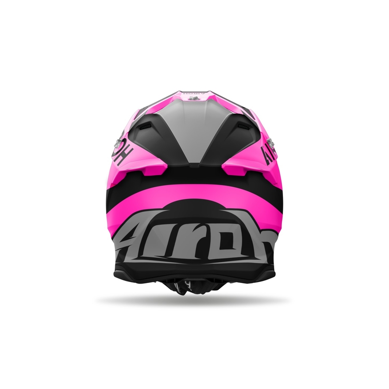 Κράνος Motocross Airoh Twist 3 King ροζ ματ