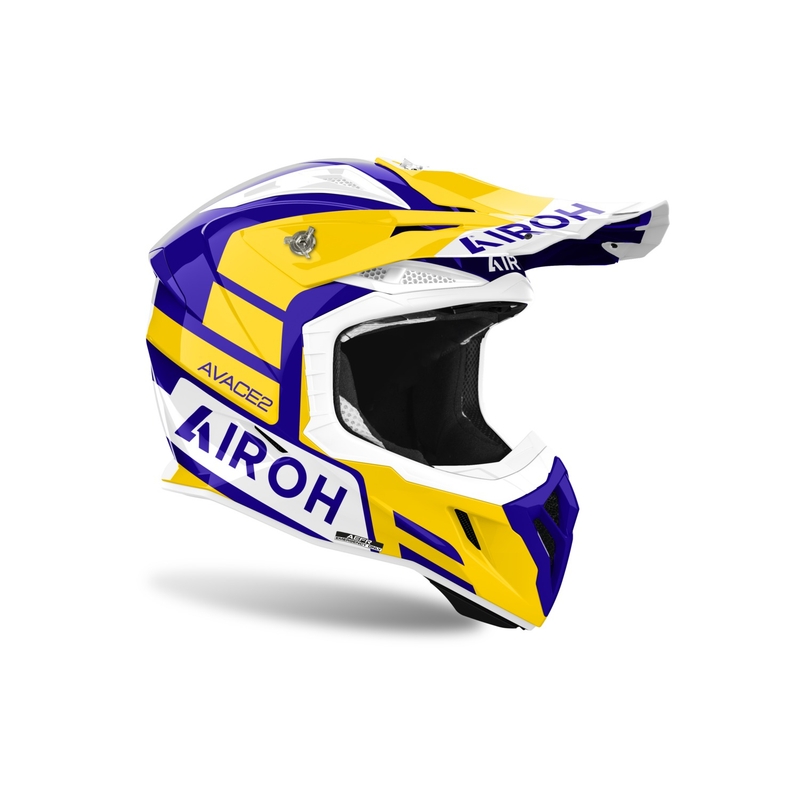 Κράνος Airoh Aviator Ace 2 Sake Motocross Γυαλιστερό Κίτρινο