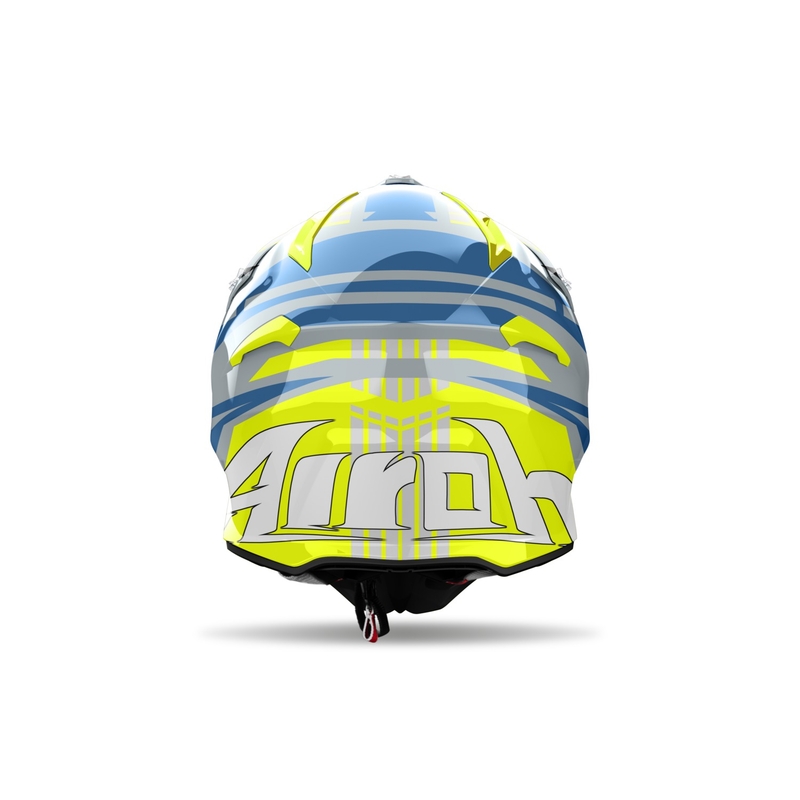 Κράνος μοτοκρός Airoh Aviator Ace 2 Proud σε γυαλιστερό κίτρινο χρώμα