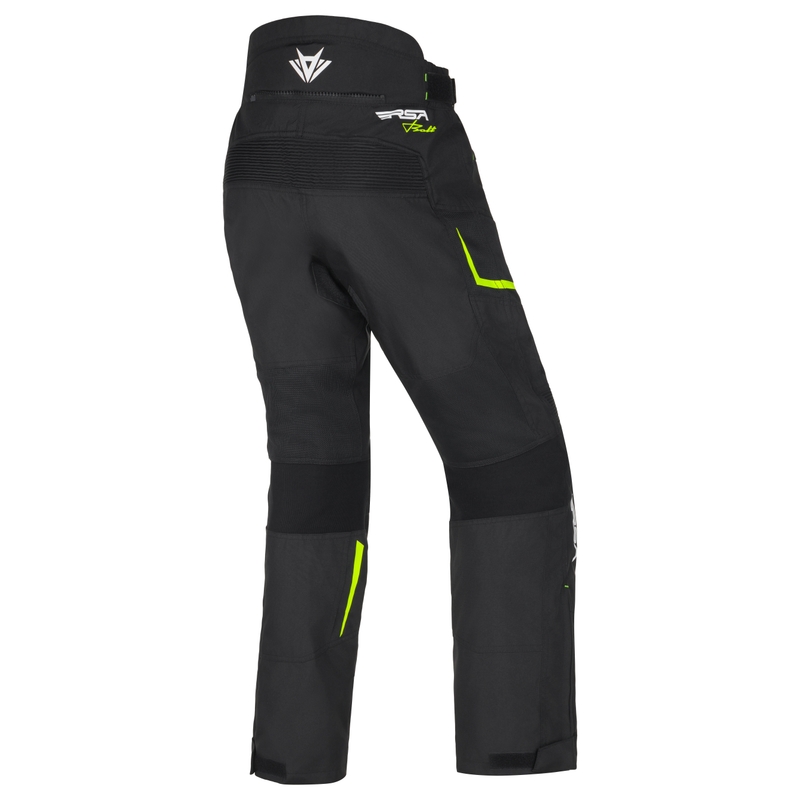 Γυναικείο παντελόνι μοτοσικλέτας RSA Bolt Black-White-Fluo Yellow