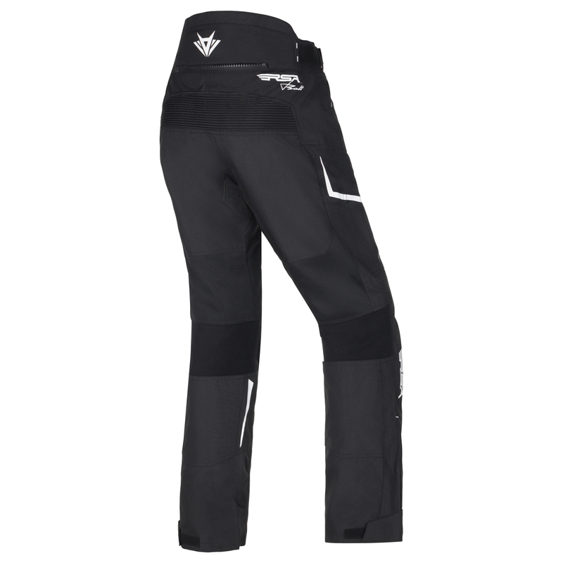Γυναικείο παντελόνι μοτοσικλέτας RSA Bolt Μαύρο και Λευκό