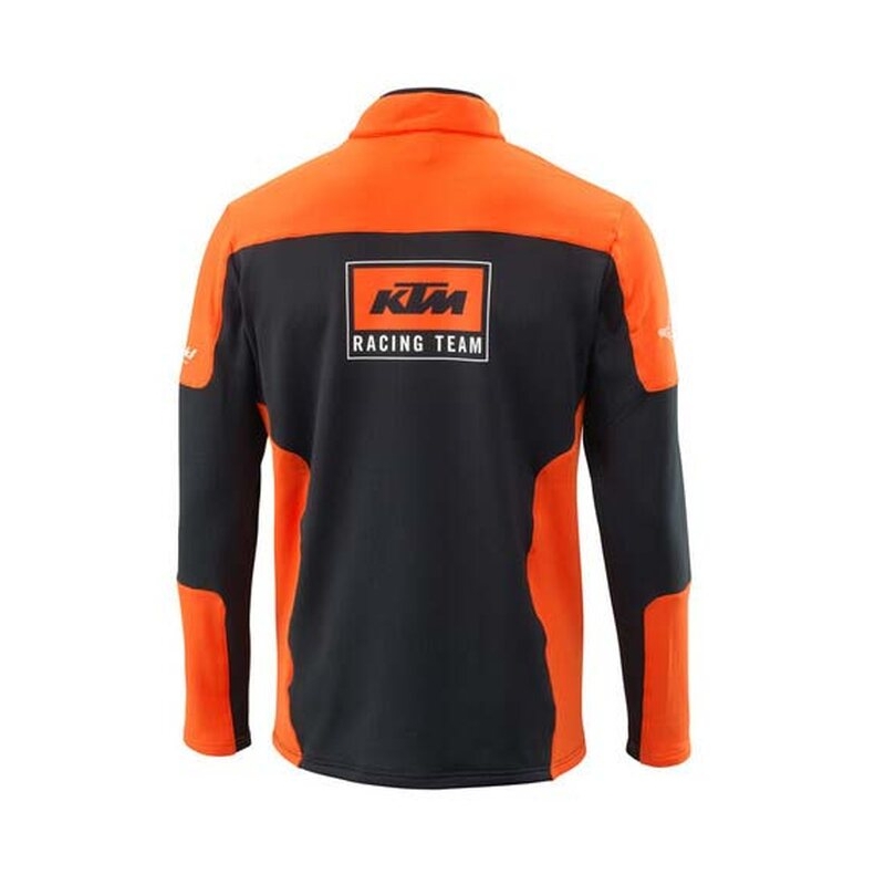 Hoodie KTM Team Halfzip μαύρο-πορτοκαλί