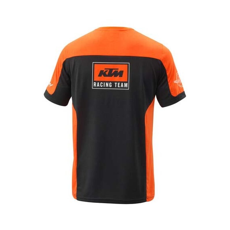 KTM Team Tee μαύρο-πορτοκαλί