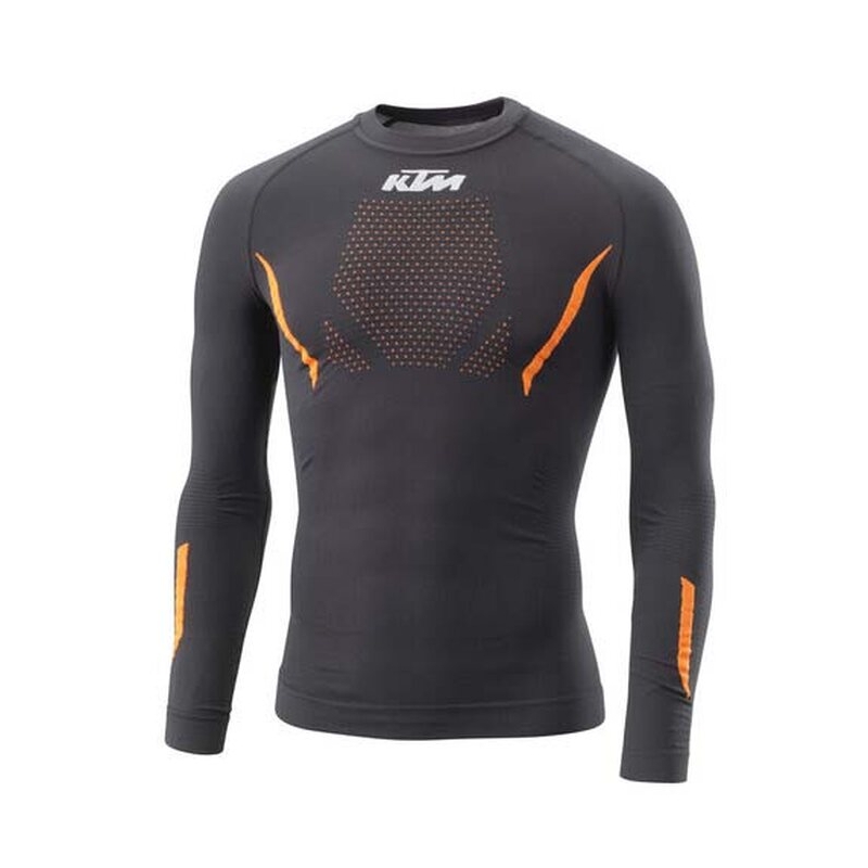 Λειτουργικό T-shirt KTM Summer Performence Long μαύρο-πορτοκαλί