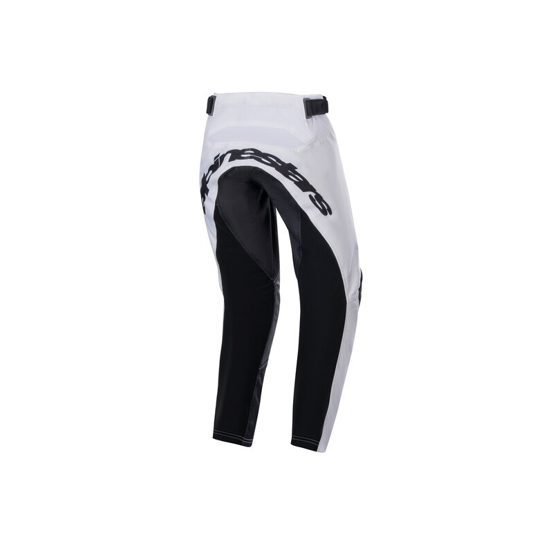 Alpinestars Racer Lucent Kids Motocross Παντελόνι Λευκό-Μαύρο-Κίτρινο Fluto