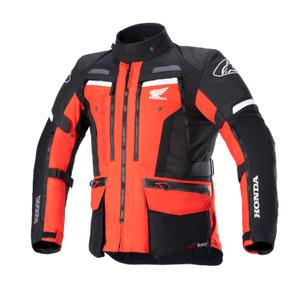 Μπουφάν μοτοσικλέτας Alpinestars Bogota PRO Drystar Honda συλλογή 2024 φλούο κόκκινο-μαύρο