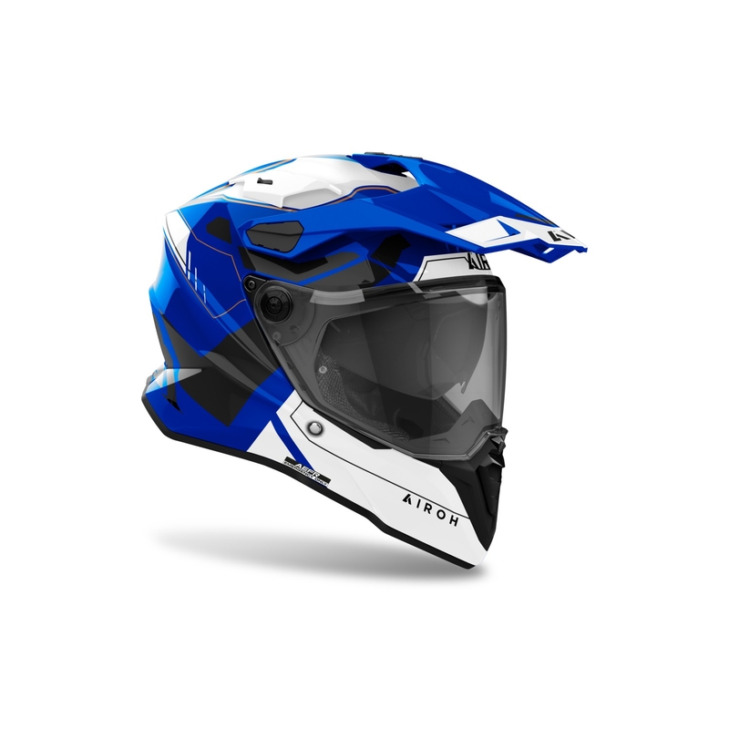 Κράνος Enduro Airoh Commander 2 Reveal λαμπερό μπλε