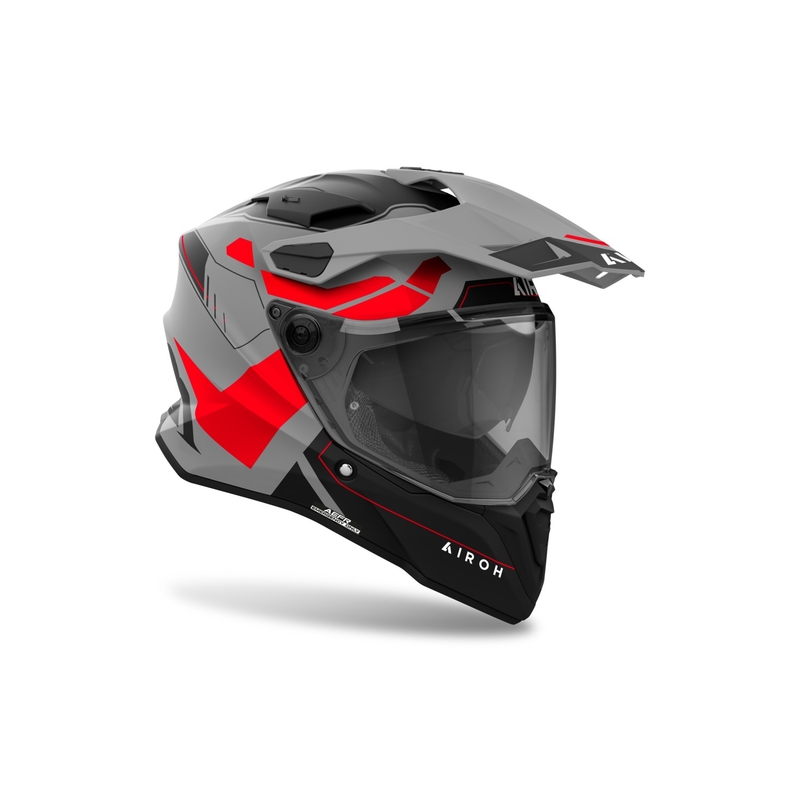 Κράνος Enduro Airoh Commander 2 Reveal ματ κόκκινο φλούο