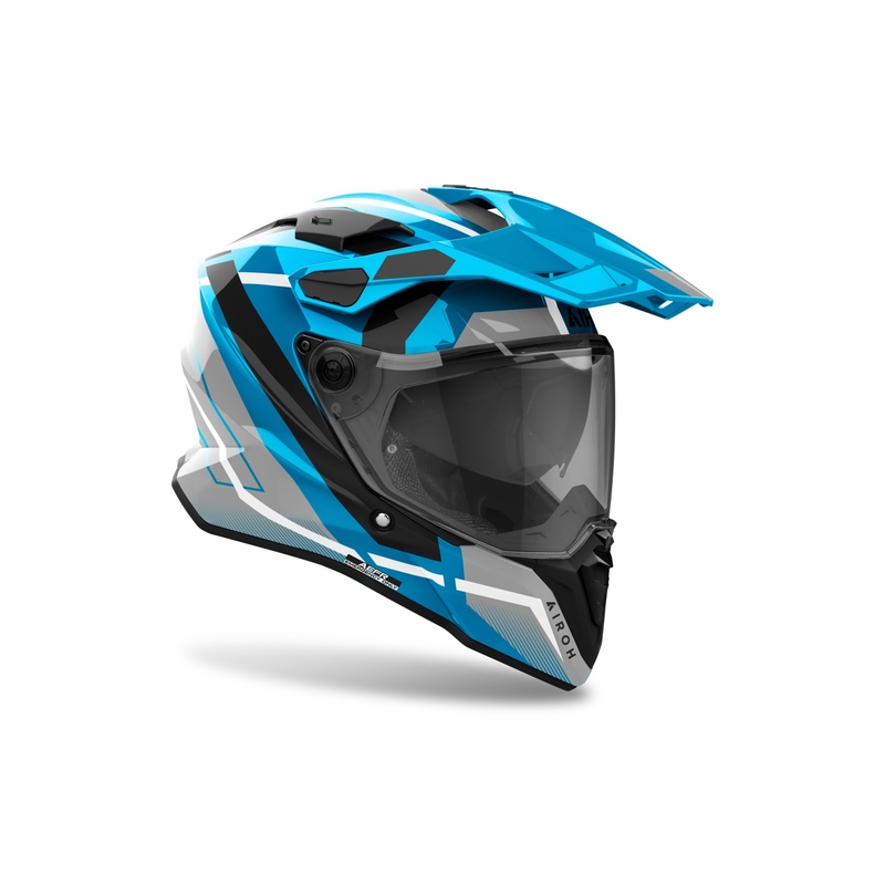 Κράνος Enduro Airoh Commander 2 Mavick γυαλιστερό μπλε