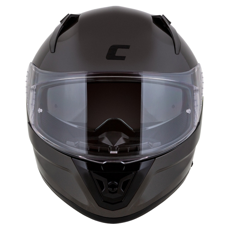 Κράνος μοτοσικλέτας Cassida Aero Super Mono Full Face Γυαλιστερό Μαύρο Χρώμιο-Μαύρο