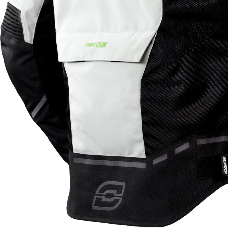 Μπουφάν Moto Ozone Jet II γκρι-μαύρο προσφορά