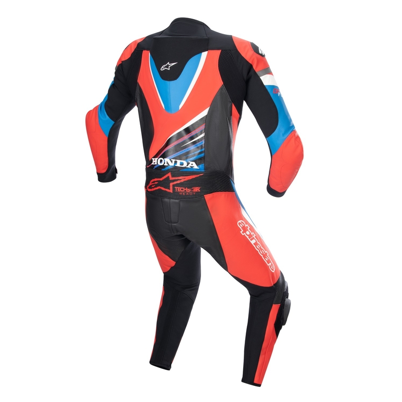 Φόρμα μοτοσικλέτας Alpinestars GP Force Honda μαύρο-κόκκινο φθορίζον-λευκό