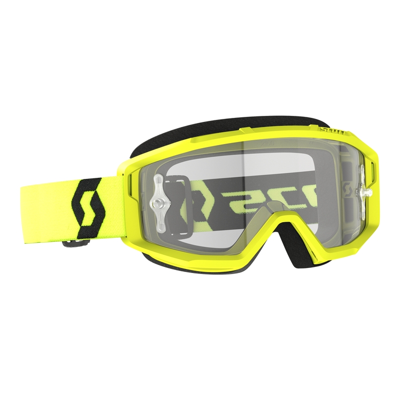 Γυαλιά motocross SCOTT PRIMAL CLEAR μαύρο-κίτρινο φλούο