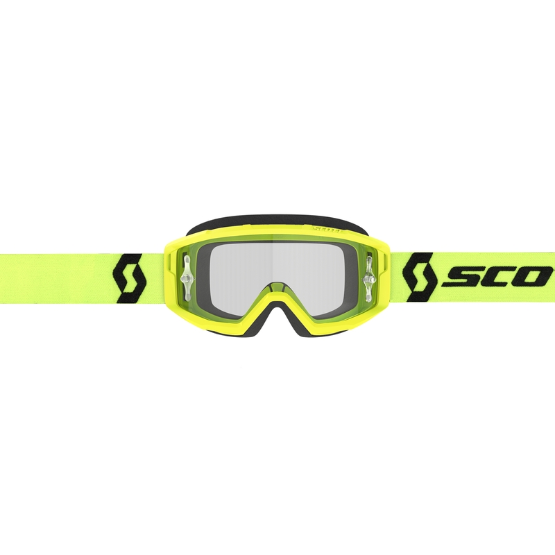 Γυαλιά motocross SCOTT PRIMAL CLEAR μαύρο-κίτρινο φλούο