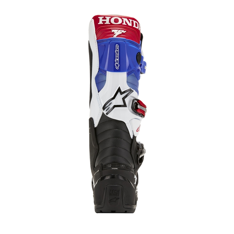 Μπότες μοτοσικλέτας Alpinestars Tech 7 Enduro Drystar Honda Μαύρο-Μπλε-Λευκό-Κόκκινο