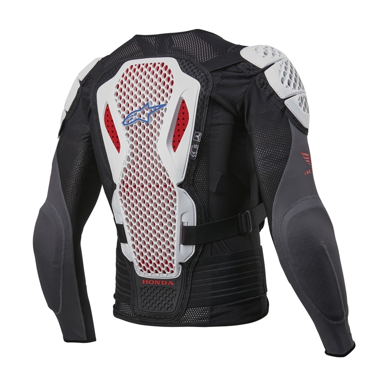 Συλλογή προστατευτικών αμαξώματος Alpinestars Bionic Plus 2 Honda λευκό-μπλε-κόκκινο-μαύρο