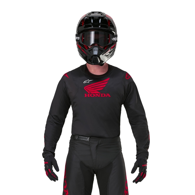 Alpinestars Racer Iconic Honda Collection Motocross Jersey Black-Red