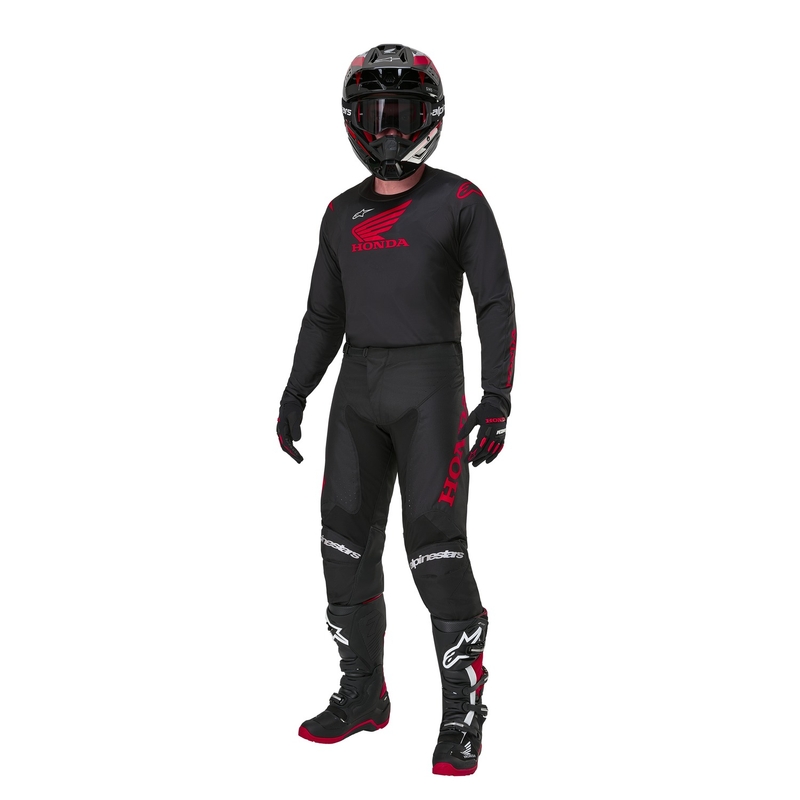 Alpinestars Racer Iconic Honda Collection Motocross Jersey Black-Red