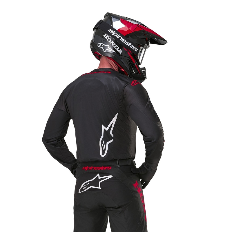 Alpinestars Racer Iconic Honda Collection Motocross Jersey Black-Red