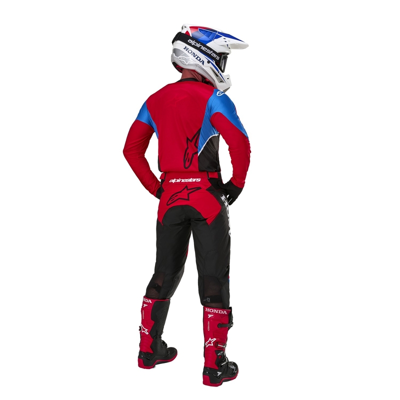 Alpinestars Racer Iconic Honda Collection Motocross Jersey Κόκκινο-Μαύρο-Μπλε-Λευκό