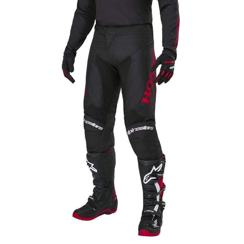 Παντελόνι Motocross της Alpinestars Racer Iconic Honda Collection Μαύρο-Κόκκινο