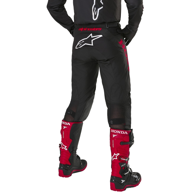 Παντελόνι Motocross της Alpinestars Racer Iconic Honda Collection Μαύρο-Κόκκινο