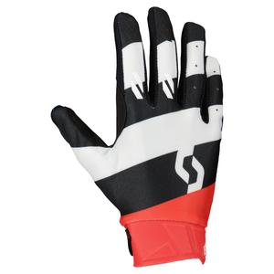 Γάντια Motocross SCOTT EVO RACE λευκό-κόκκινο