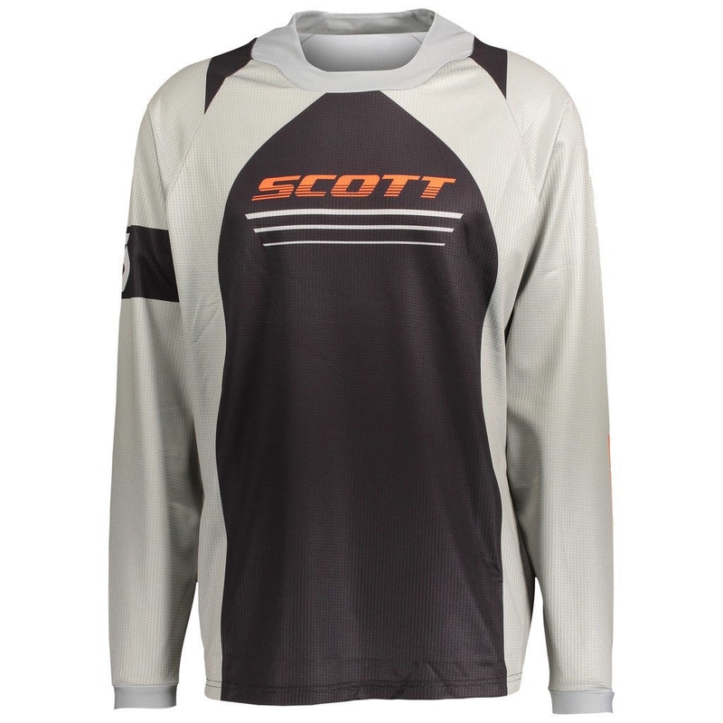 Motocross φανέλα SCOTT 350 X-PLORE γκρι-μαύρο