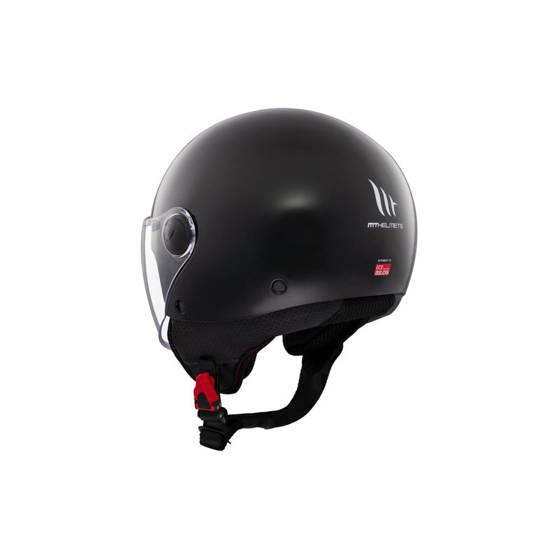 MT Street S Open Κράνος μοτοσικλέτας Gloss Black