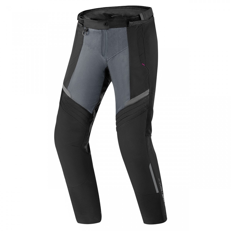 Γυναικείο παντελόνι μοτοσικλέτας Shima Rush Vented 2.0 μαύρο και γκρι