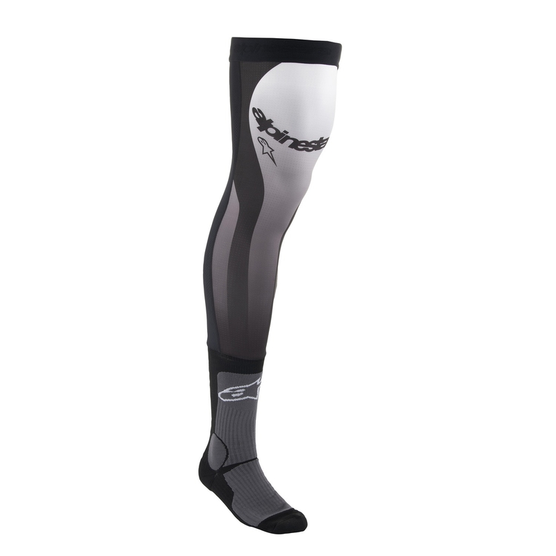 Alpinestars Knee Brace Κάλτσες Μαύρο και Λευκό