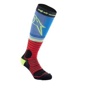 Κάλτσες Alpinestars MX PRO μαύρο-κόκκινο φλουο-κίτρινο φλουο-μπλε