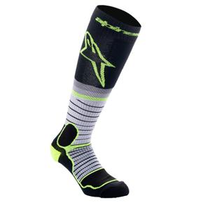 Κάλτσες Alpinestars MX PRO μαύρο-κίτρινο φλουο-γκρι