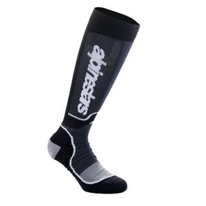 Κάλτσες Alpinestars MX Plus ασπρόμαυρες